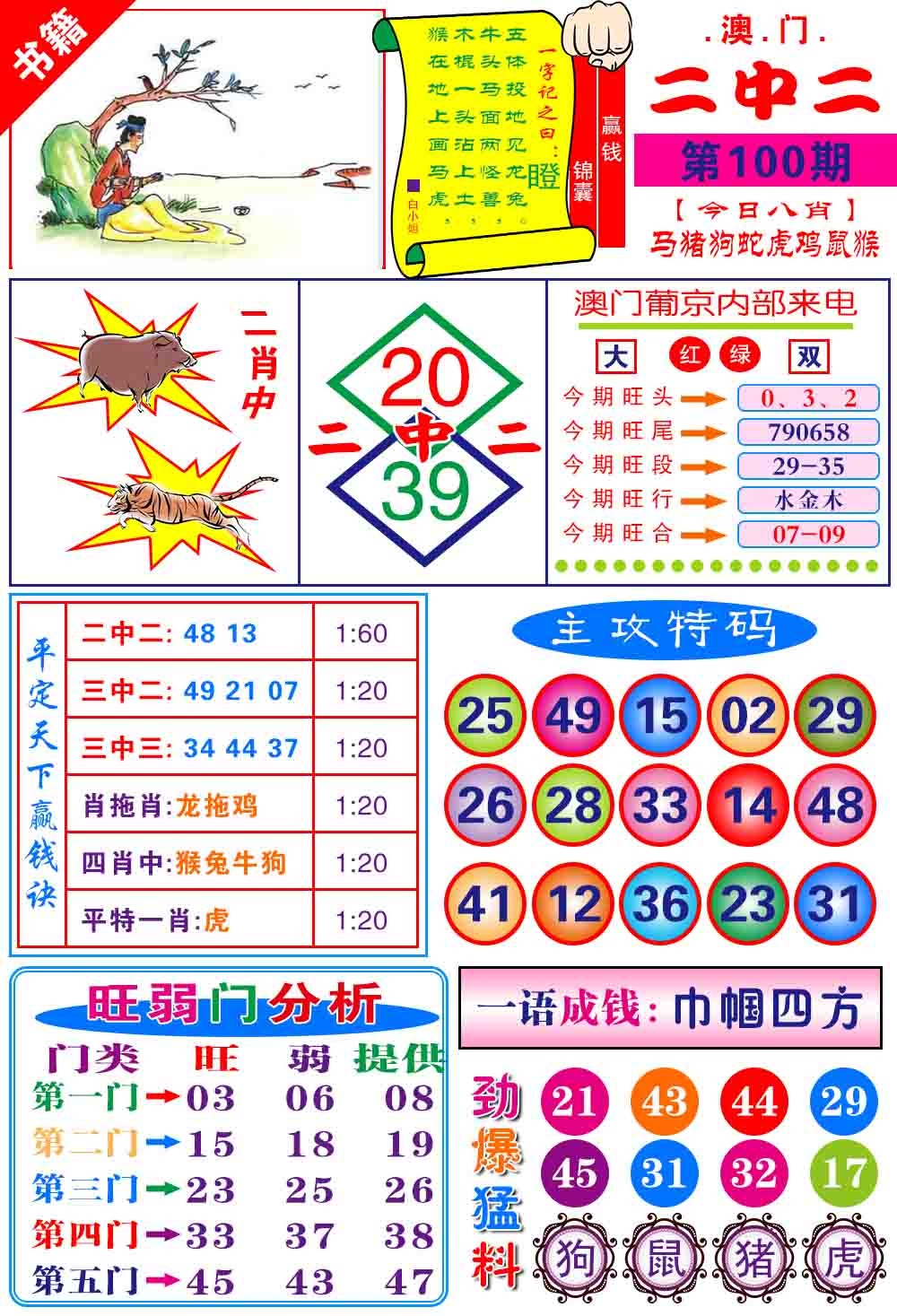 100期澳门平天下[图]