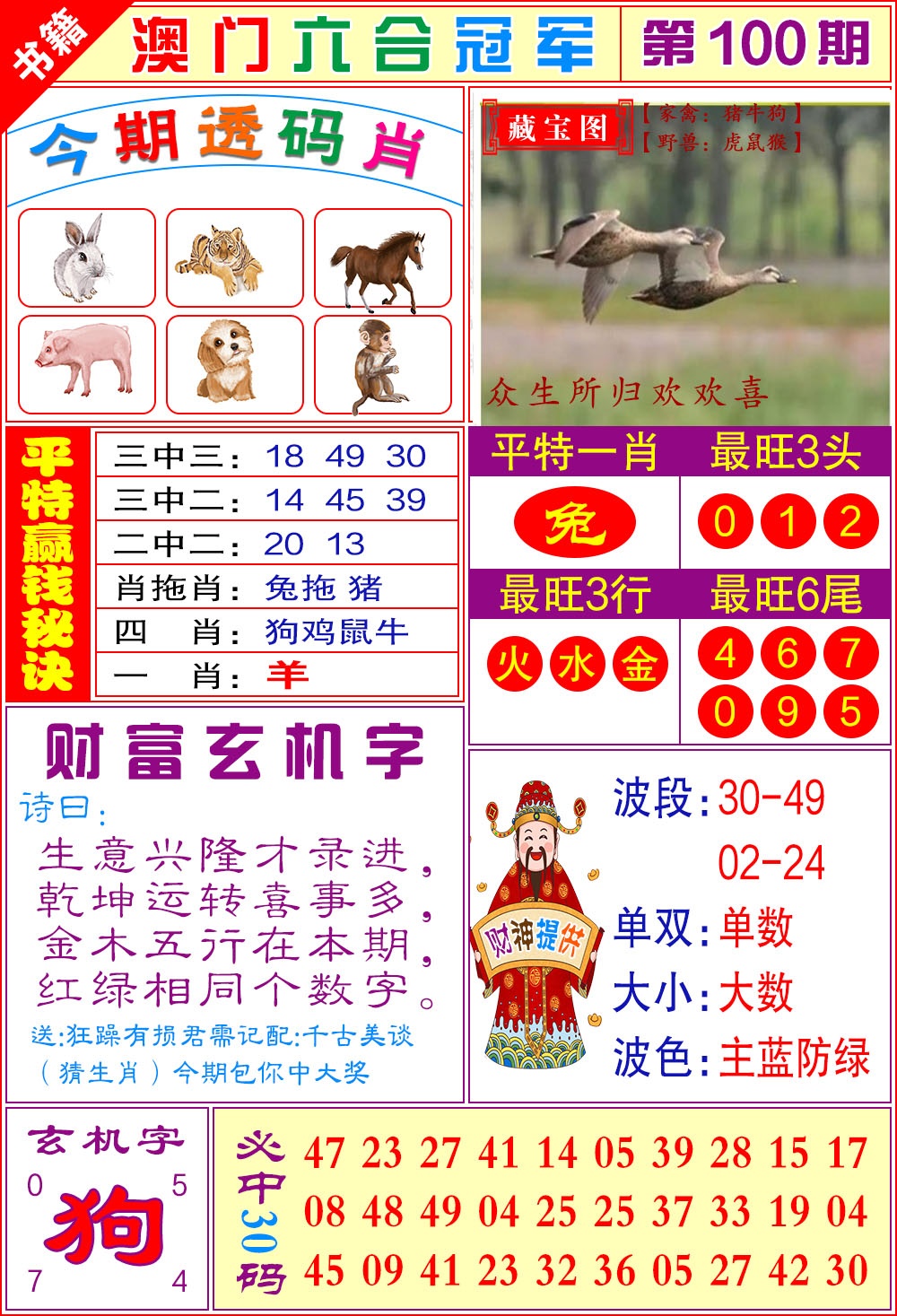 100期澳门六合冠军[图]