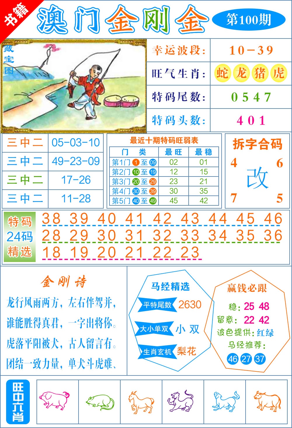 100期澳门金刚金[图]